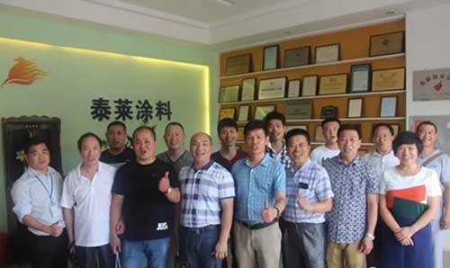 泰萊涂料集團(tuán)高管與精英經(jīng)銷商深入研討工匠精神