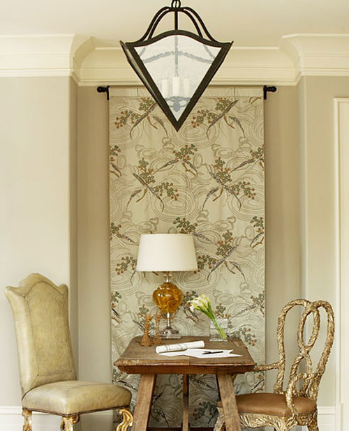 用布料拼畫 不同尋常的背景墻最顯家居品質 用布料拼畫 不同尋常的背景墻最顯家居品質