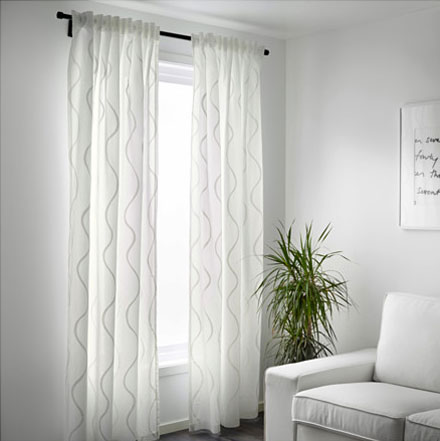 著名窗簾品牌宜家的8款清新風格窗簾欣賞