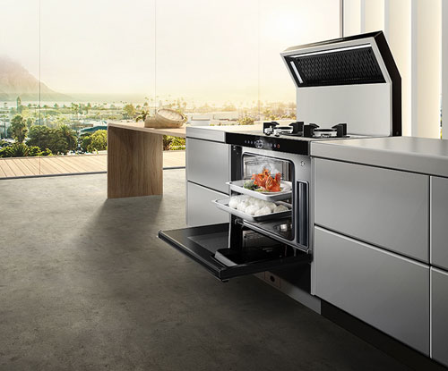 集成環保灶讓美食與情感溝通在廚房自由演繹 集成環保灶讓美食與情感溝通在廚房自由演繹