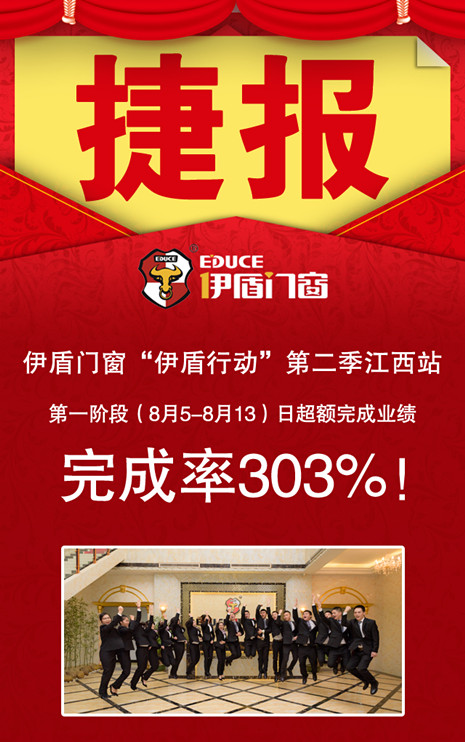 著名門(mén)窗品牌伊盾實(shí)地幫扶再創(chuàng)行業(yè)新高——9天增長(zhǎng)303%! 著名門(mén)窗品牌伊盾實(shí)地幫扶再創(chuàng)行業(yè)新高——9天增長(zhǎng)303%!