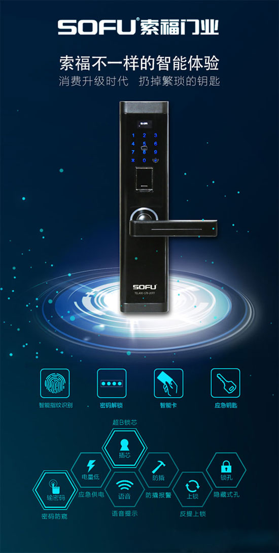 盤點索福綠建F818智能鎖三大亮點,讓你有理由選擇 盤點索福綠建F818智能鎖三大亮點,讓你有理由選擇