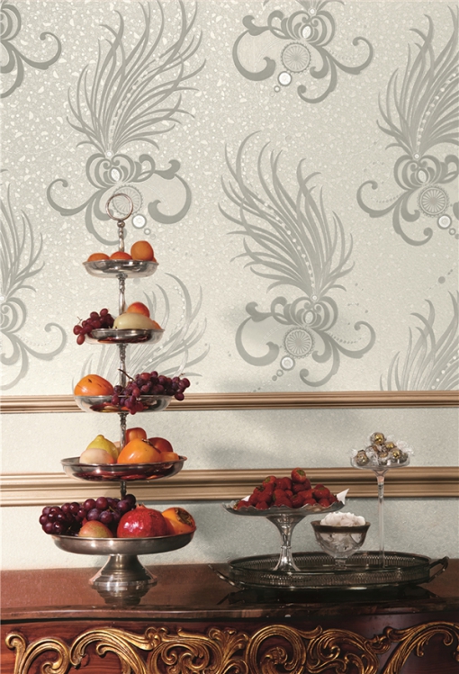 羽毛,賦予奢華壁紙獨一無二的靈氣 羽毛,賦予奢華壁紙獨一無二的靈氣