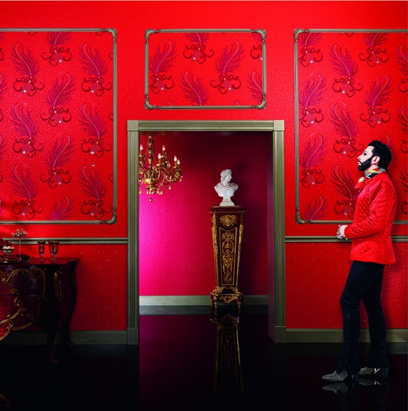 羽毛,賦予奢華壁紙獨一無二的靈氣 羽毛,賦予奢華壁紙獨一無二的靈氣