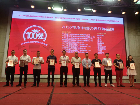品牌榮譽(yù)|金達(dá)照明獲“2016年度中國(guó)優(yōu)秀燈飾品牌”殊榮 品牌榮譽(yù)|金達(dá)照明獲“2016年度中國(guó)優(yōu)秀燈飾品牌”殊榮