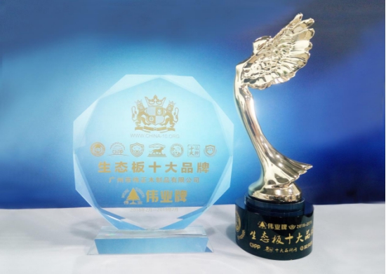 偉業(yè)牌生態(tài)板被評為2018年度“中國生態(tài)板十大品牌”! 偉業(yè)牌生態(tài)板被評為2018年度“中國生態(tài)板十大品牌”!