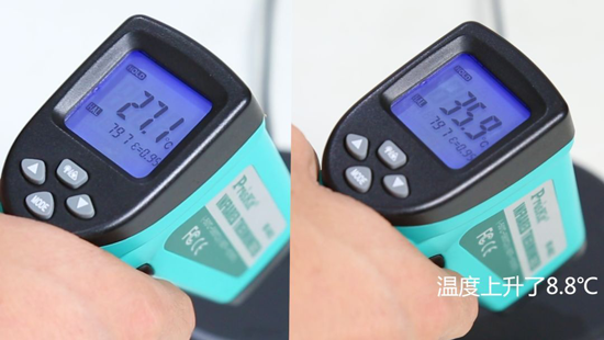 品牌產品|看看公牛無線充電器快速充電及溫度控制的優秀表現