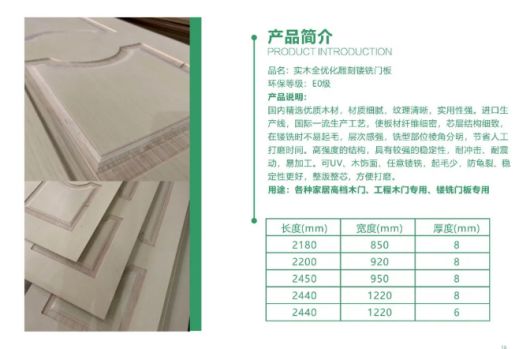 平安樹推出多層實木雕刻鏤銑門板,新一代門板的理想之選 平安樹推出多層實木雕刻鏤銑門板,新一代門板的理想之選