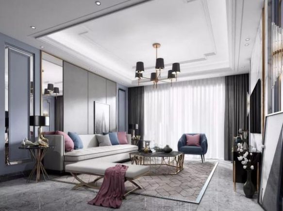 關于在客廳頂面做吊頂，有什么造型選擇？