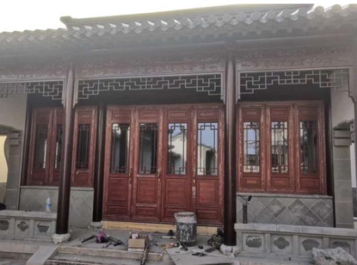 四合院與鋁合金仿古門窗，會不會天造地設的一對?