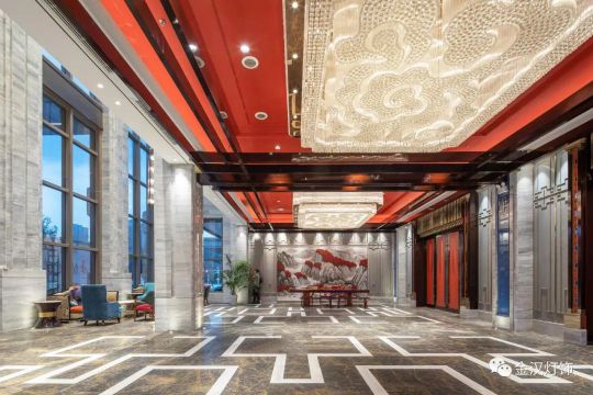 品牌案例|金漢燈飾助力十堰四季來福飯店造就好設計典范