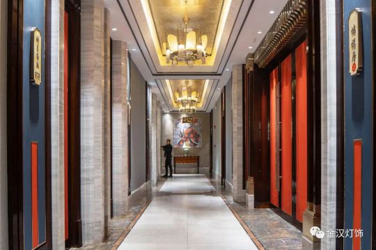 品牌案例|金漢燈飾助力十堰四季來福飯店造就好設計典范