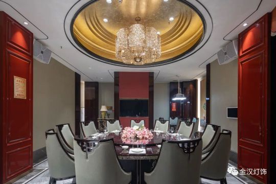 品牌案例|金漢燈飾助力十堰四季來福飯店造就好設計典范