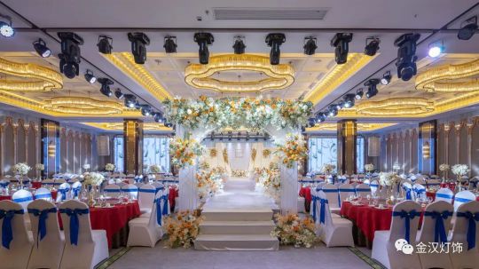 品牌案例|金漢燈飾助力十堰四季來福飯店造就好設計典范