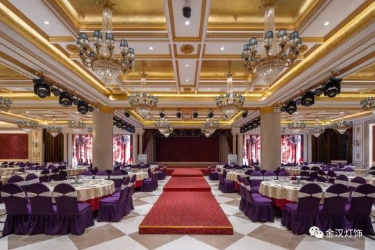 品牌案例|金漢燈飾助力十堰四季來福飯店造就好設計典范