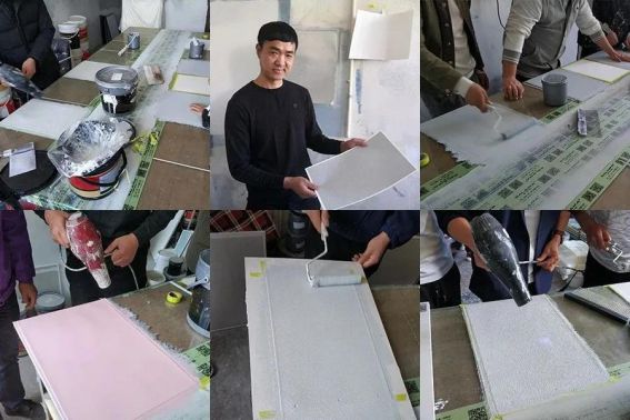 品牌活動|薩拉瑪藝術(shù)漆在公司對師傅進行新工藝培訓(xùn)