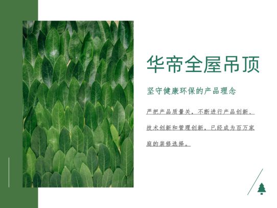 品牌產品|華帝全屋吊頂環保不將就,打造精致綠色家裝 品牌產品|華帝全屋吊頂環保不將就,打造精致綠色家裝