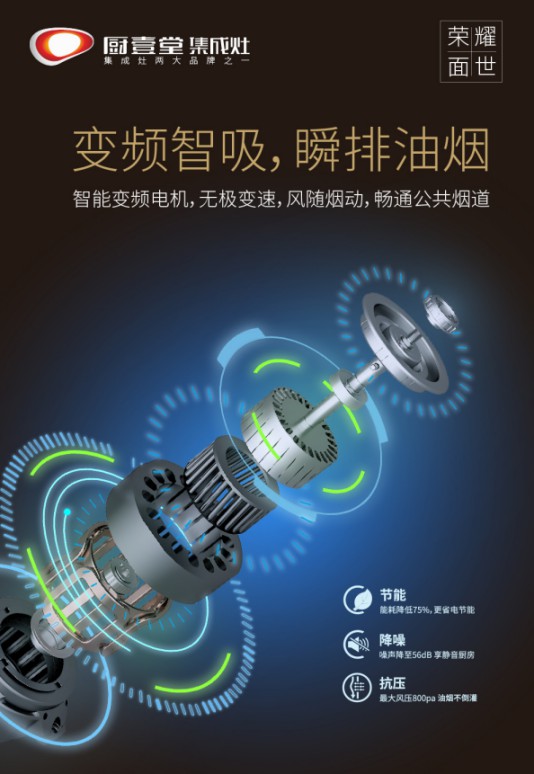 著名集成灶品牌廚壹堂推出智能聯動蒸烤集成灶,細節突顯品牌匠心 著名集成灶品牌廚壹堂推出智能聯動蒸烤集成灶,細節突顯品牌匠心