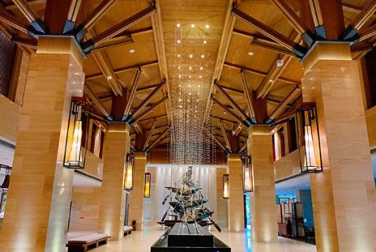 明眾燈飾產(chǎn)品案例，海南文昌溫德姆酒店