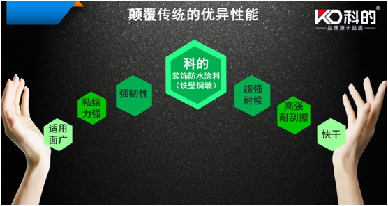 科的防水裝飾一體化 開啟建筑涂料發(fā)展新紀(jì)元 科的防水裝飾一體化 開啟建筑涂料發(fā)展新紀(jì)元