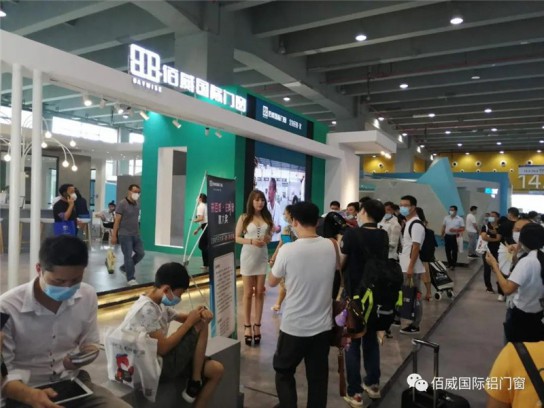 佰威國際門窗驚艷亮相廣州建博會，獲得無數點贊