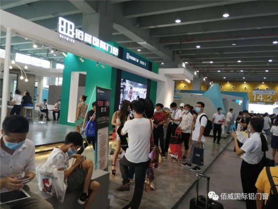 佰威國際門窗驚艷亮相廣州建博會，獲得無數點贊