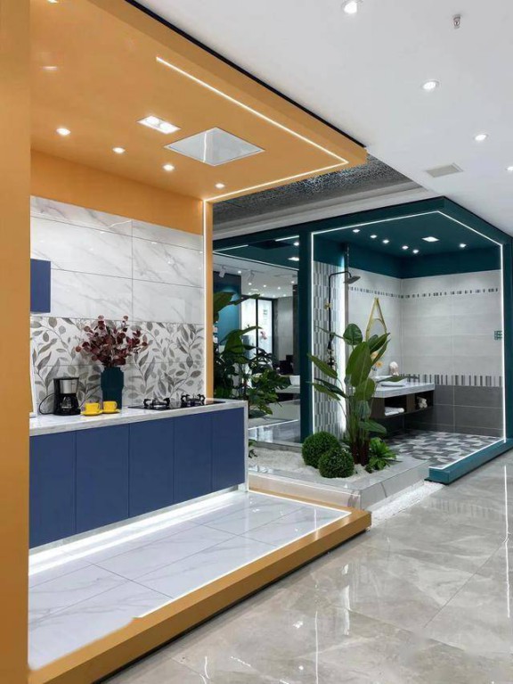 就在名都洛陽(yáng)，名優(yōu)店羅曼締克瓷磚旗艦店開(kāi)業(yè)了