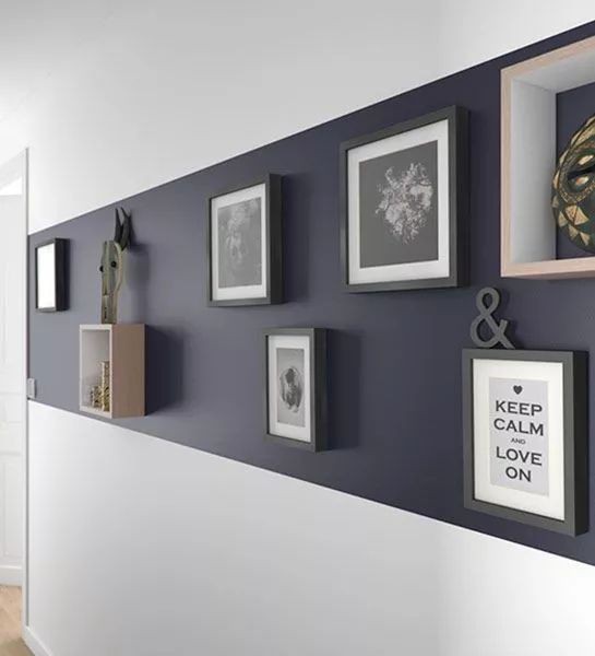 貝殼粉做的雙拼墻面，百搭家居，真的是很美