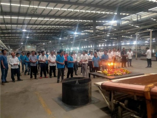 科達(dá)為德清諾貝爾建造的12號(hào)線——全拋釉生產(chǎn)線順利點(diǎn)火 科達(dá)為德清諾貝爾建造的12號(hào)線——全拋釉生產(chǎn)線順利點(diǎn)火