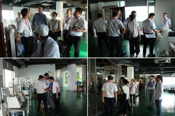 寶能城發廣州分公司領導一行蒞臨櫻花智能鎖總部參觀考察 寶能城發廣州分公司領導一行蒞臨櫻花智能鎖總部參觀考察