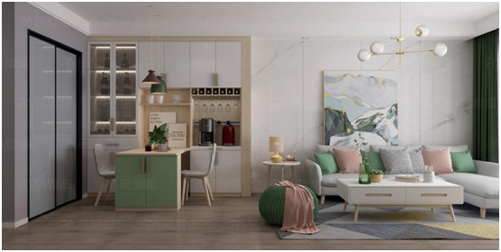 挪威春天:品愛全屋定制 打造年輕人的簡約空間