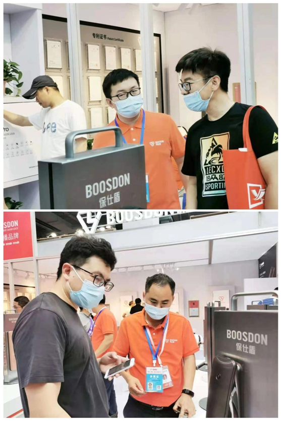 保仕盾智能鎖新品強勢亮相門博會,人氣爆棚嗨翻全場