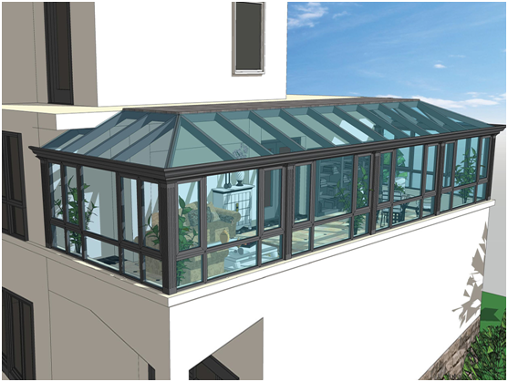 賞花聽雨,皇庭金門陽光房自成一處歲月靜好