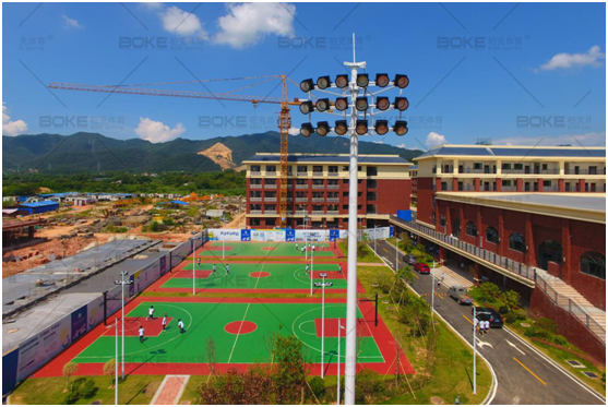 照亮運(yùn)動(dòng)風(fēng)采 柏克體育肇慶華南師范大學(xué)附屬學(xué)校體育場(chǎng)照明項(xiàng)目