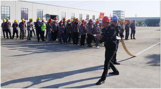 以演帶訓 富士通電梯集團舉辦安全應急消防演練活動