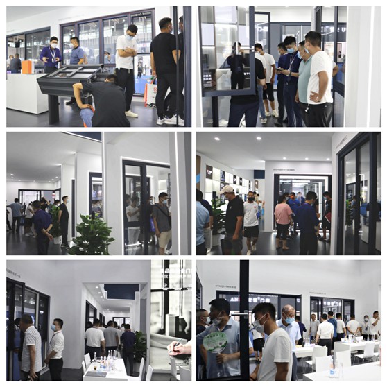 展會進行時丨皇雅門窗系統南京移門展首日盛況，現場直擊!
