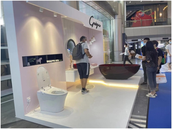 展會現(xiàn)場丨佛山陶博會盛大舉行,創(chuàng)品高衛(wèi)浴引爆全場