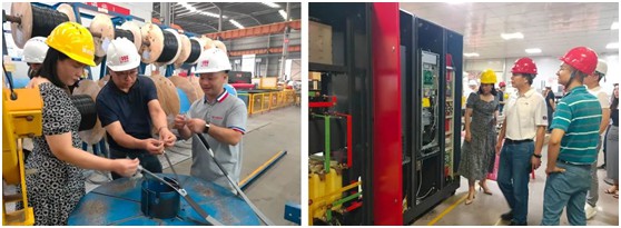 肇慶高新區家居建材行業協會領導蒞臨富士通電梯集團考察指導